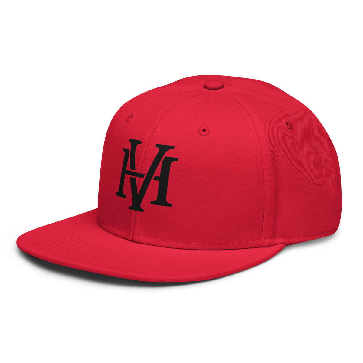 Streetblock Snapback in Rot – schräg vorne links