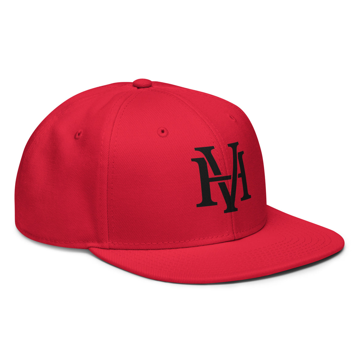 Streetblock Snapback in Rot – schräg vorne rechts