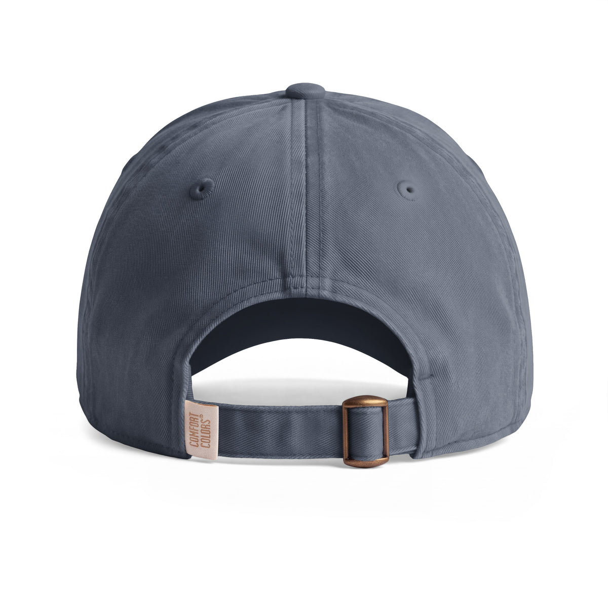 Born of Coal Sunwashed Cap in Denim – Rückansicht