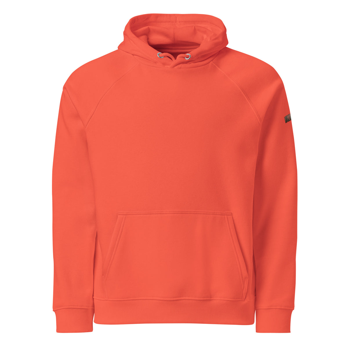 Rise Up Raglan Hoodie in Gebrannte Orange – Vorderansicht