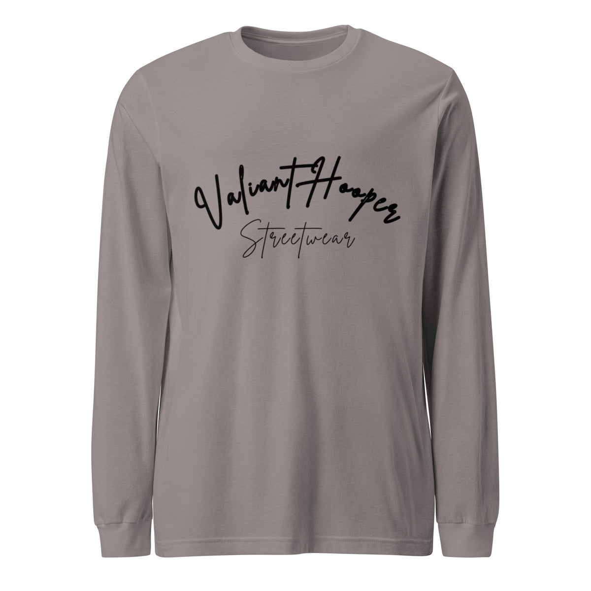Signature Longsleeve in Sturm – Vorderansicht