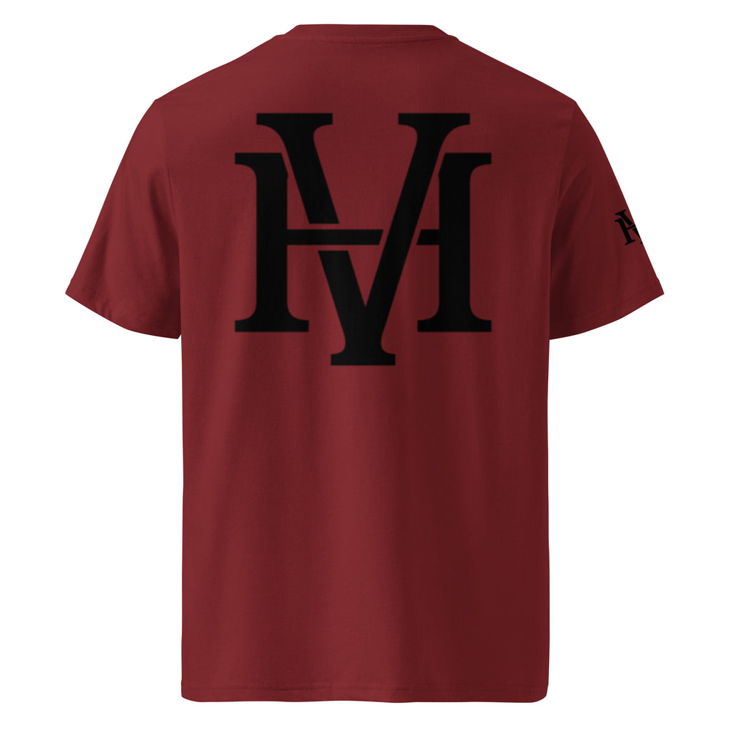 Renegade Basic Tee in Burgundy – Rückansicht