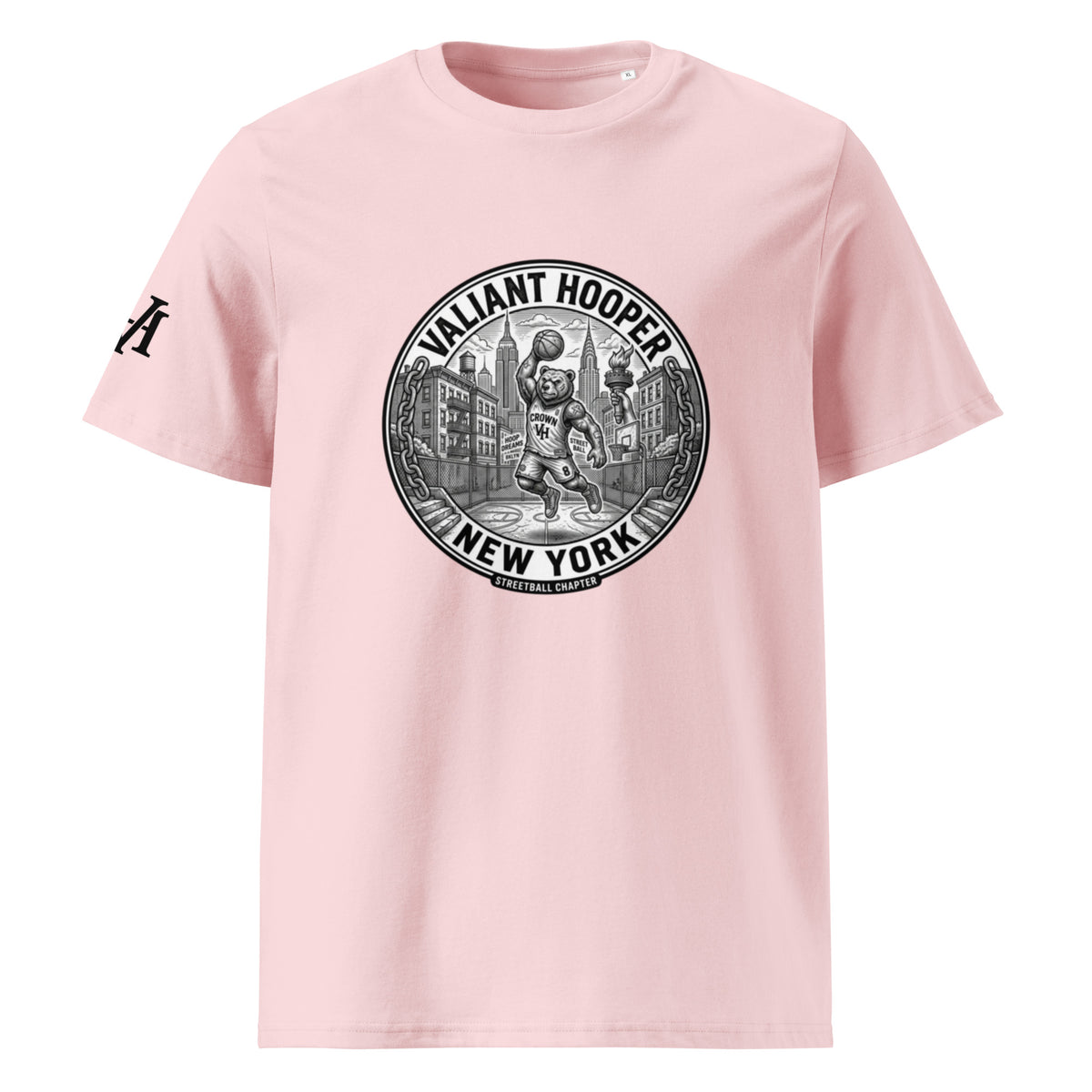 Renegade City Tee – New York in Cotton Pink – Vorderansicht