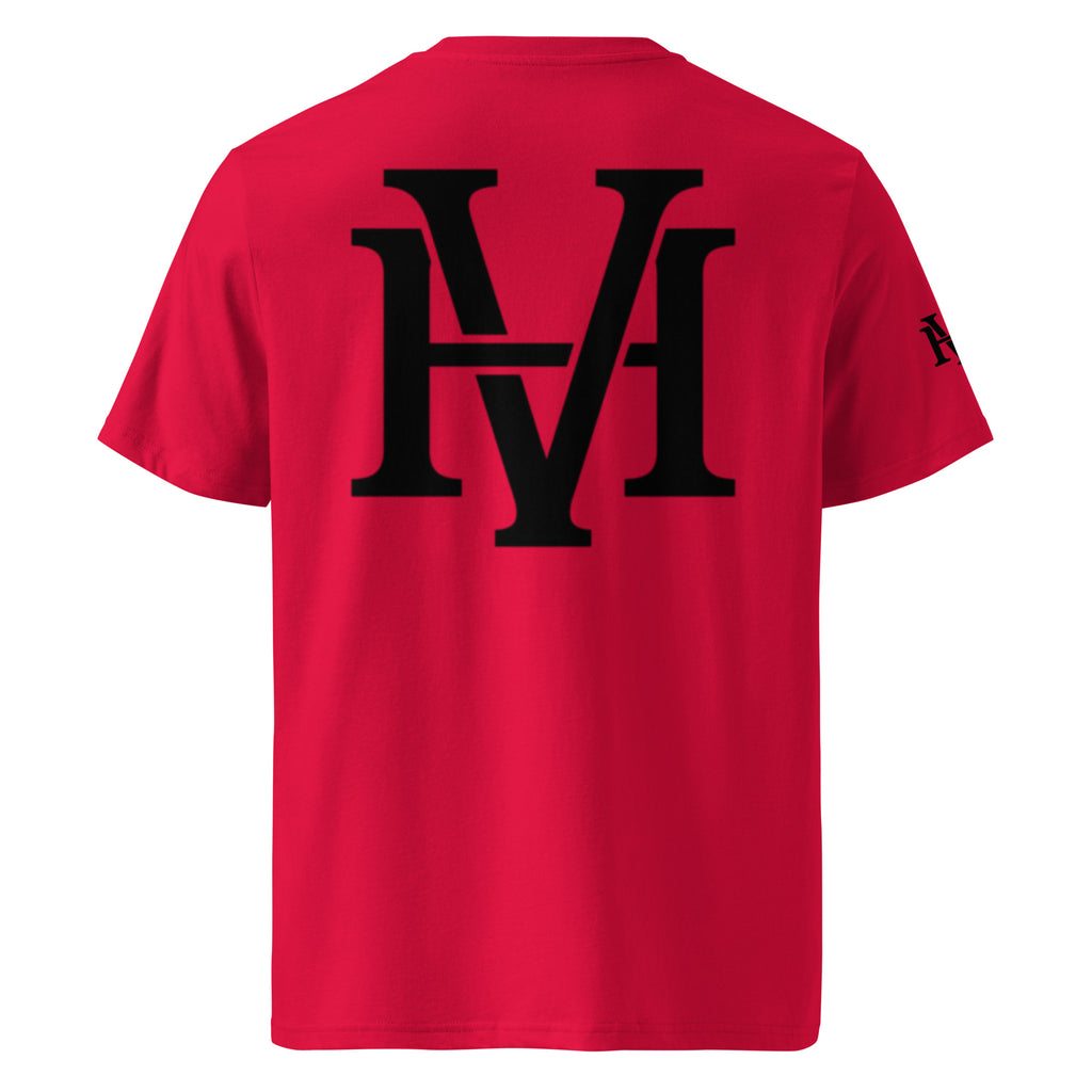 Renegade Basic Tee in Rot – Rückansicht