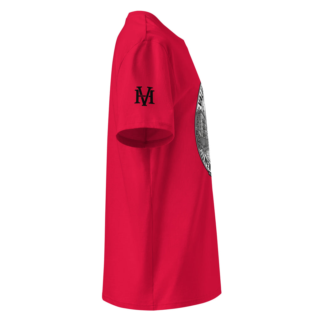 Renegade City Tee – New York in Rot – rechte Seite