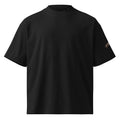 Rise Up Oversize Tee in Schwarz – Vorderansicht
