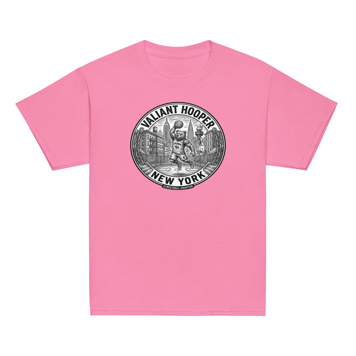 Renegade Kids Classic Tee in Azalee – Vorderansicht