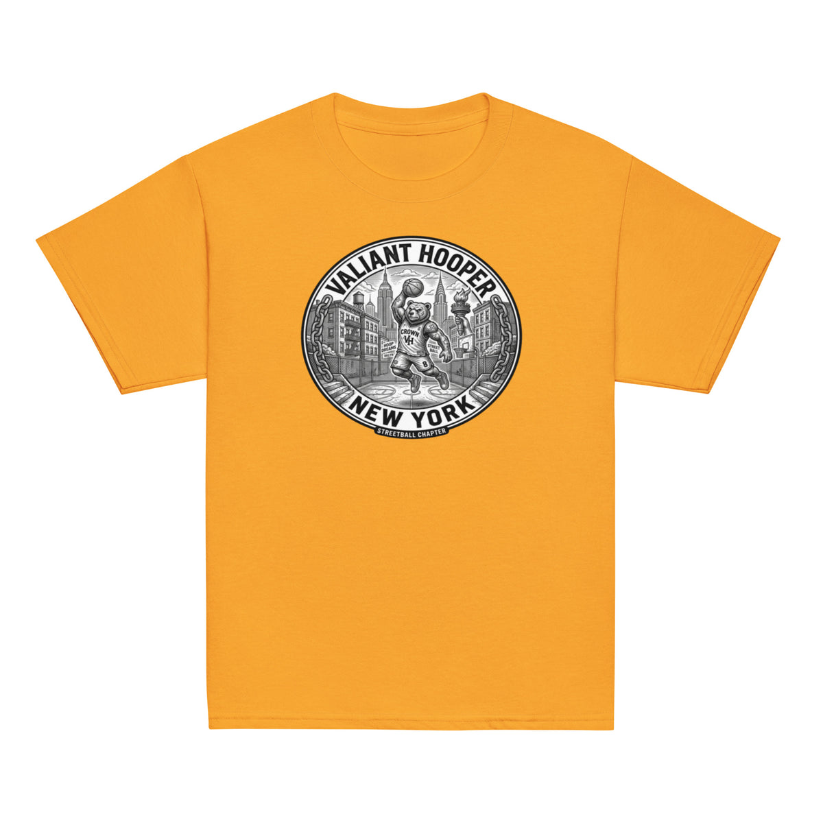 Renegade Kids Classic Tee in Gold – Vorderansicht