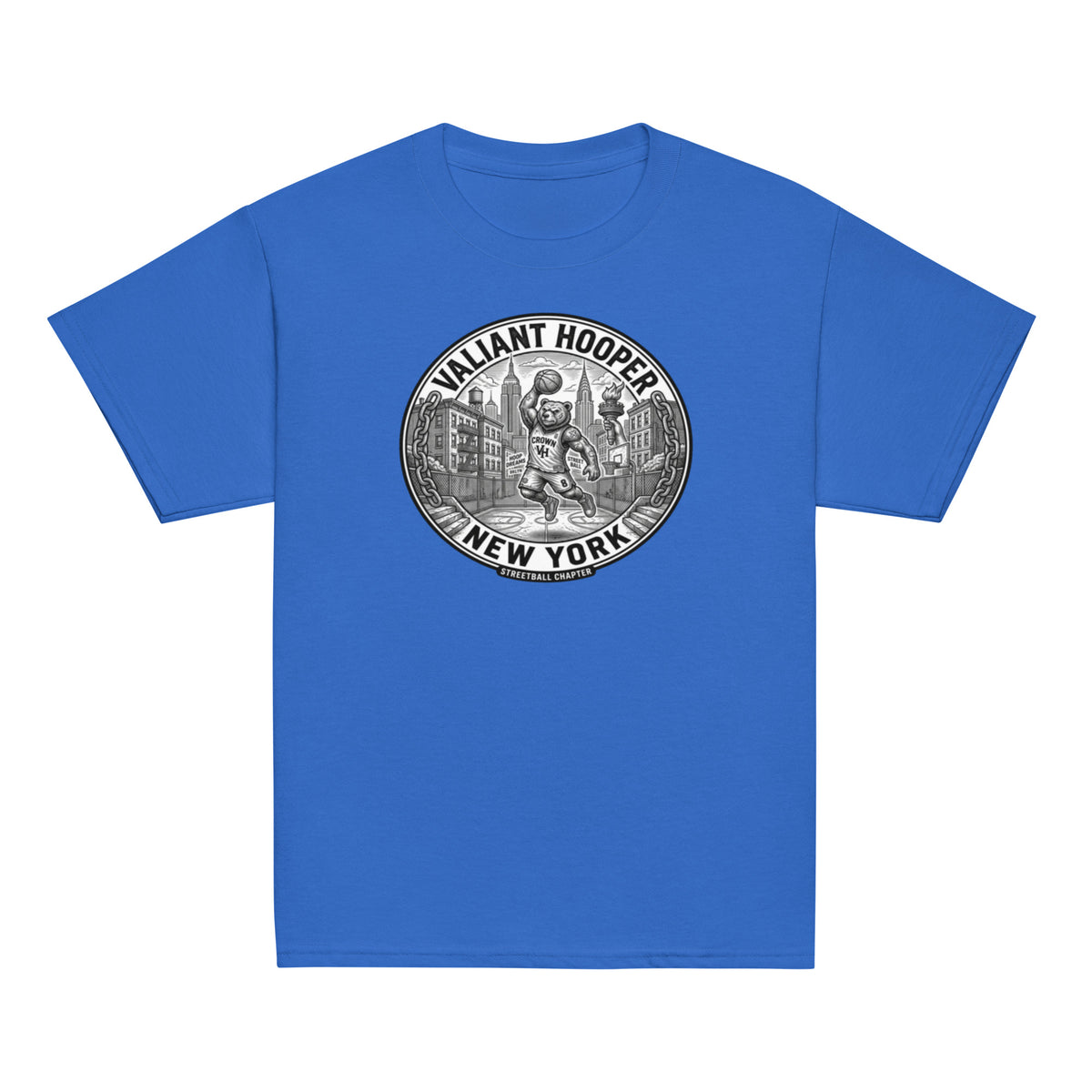 Renegade Kids Classic Tee in Royal – Vorderansicht