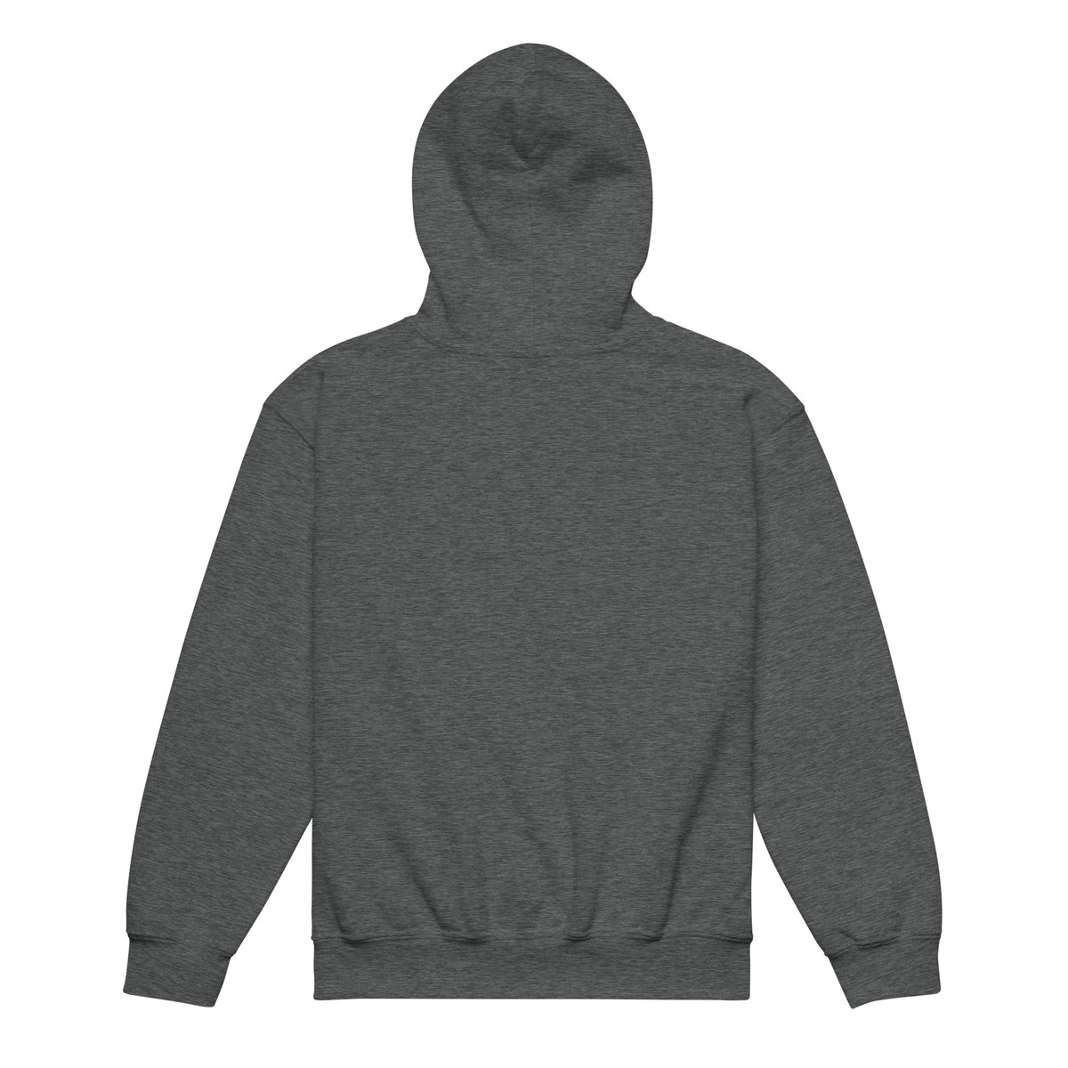 Renegade Kids Heavy-Blend Hoodie in Dunkles Heather – Rückansicht